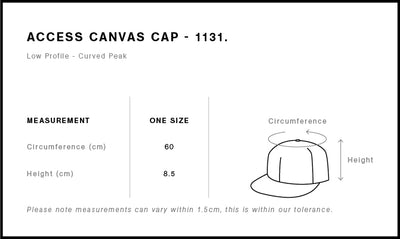 ACCESS CANVAS CAP - 1131