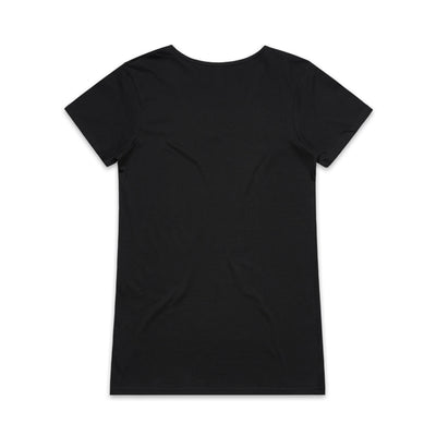 WO'S BEVEL V-NECK TEE - 4010