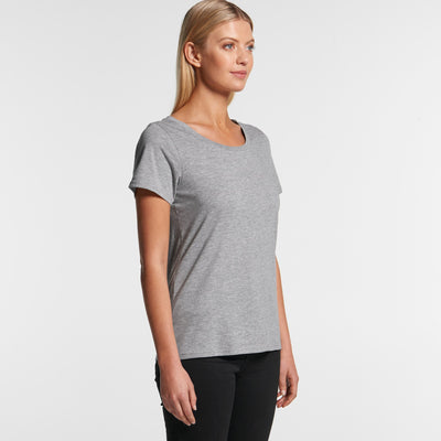 WO'S SHALLOW SCOOP TEE - 4011