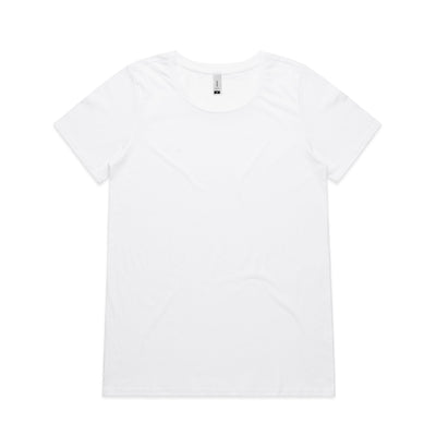 WO'S SHALLOW SCOOP TEE - 4011