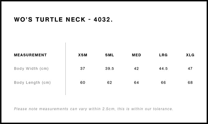 WO'S TURTLE NECK - 4032