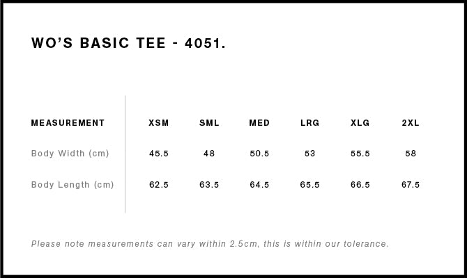 WO'S BASIC TEE - 4051