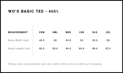 WO'S BASIC TEE - 4051