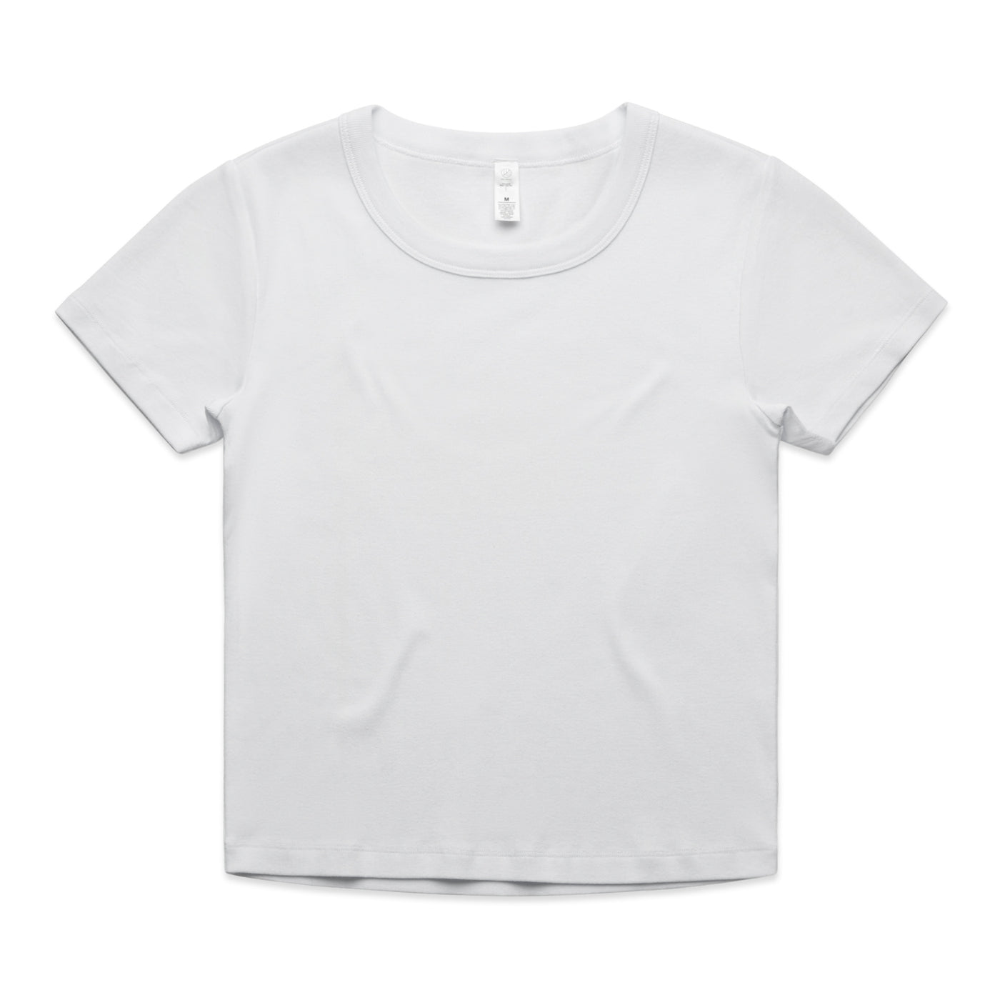 WO'S ORGANIC RIB BABY TEE - 4074