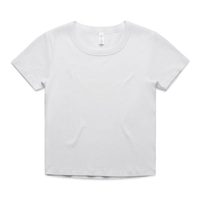 WO'S ORGANIC RIB BABY TEE - 4074