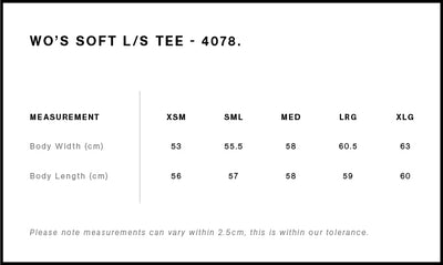 WO'S SOFT L/S TEE - 4078