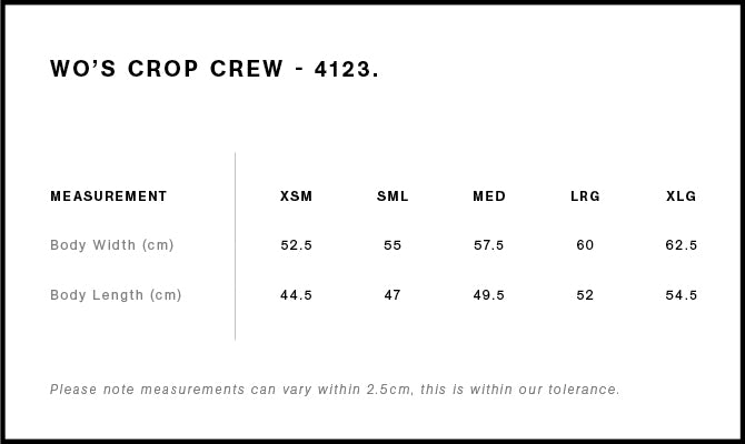 WO'S CROP CREW - 4123