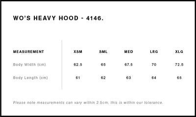 WO'S HEAVY HOOD - 4146