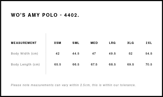 WO'S AMY POLO - 4402