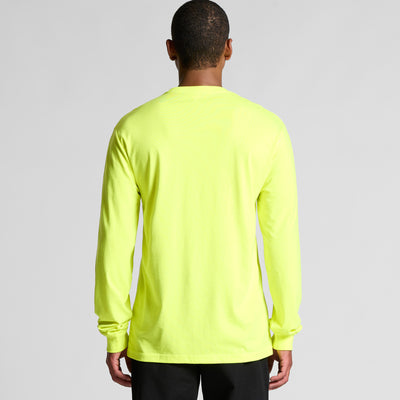 MENS BLOCK L/S TEE (SAFETY COLOURS) - 5054F