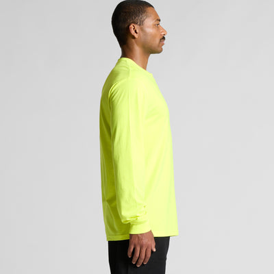 MENS BLOCK L/S TEE (SAFETY COLOURS) - 5054F