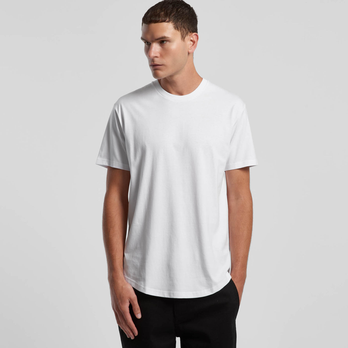 MENS STAPLE CURVE TEE - 5076