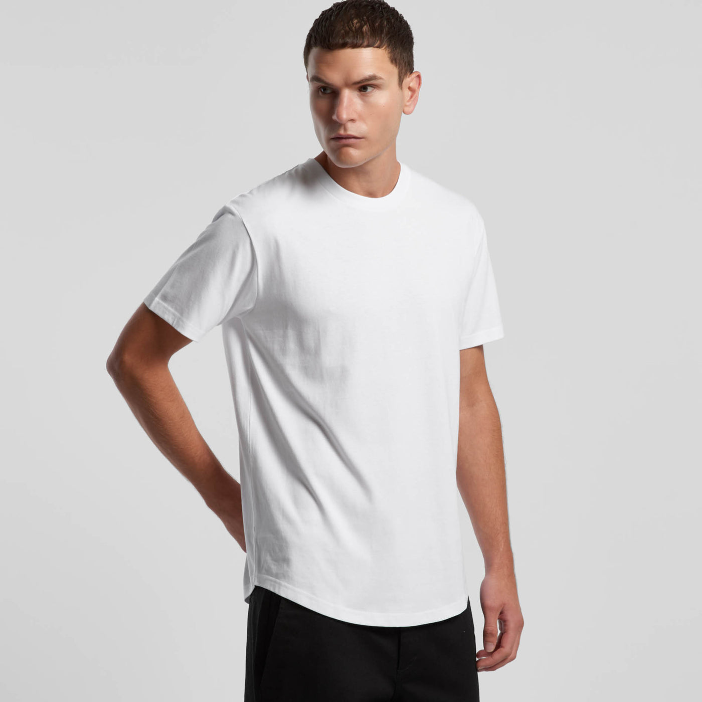 MENS STAPLE CURVE TEE - 5076