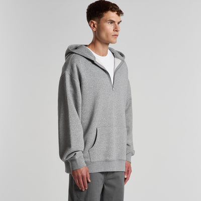 MENS RELAX HALF ZIP HOOD - 5164