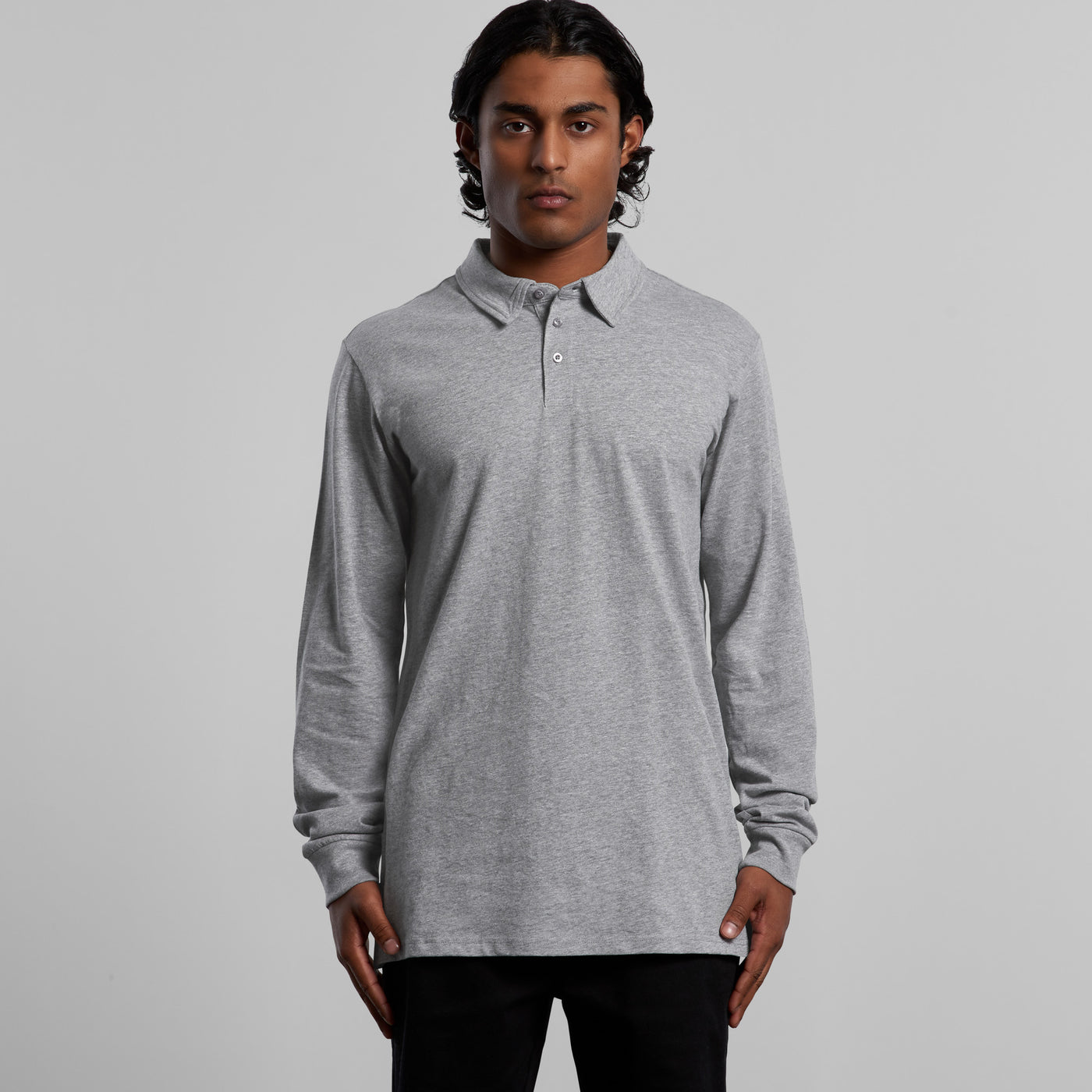 MENS CHAD L/S POLO - 5404