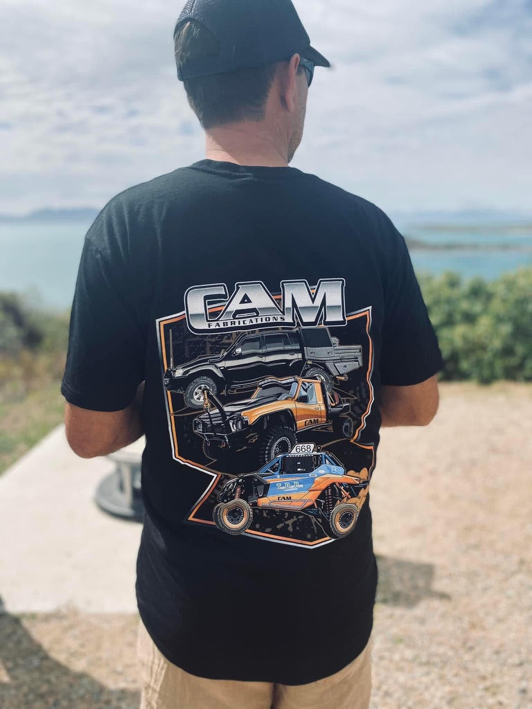 A 60ft Ink customer wearing a full-colour DTF printed tee