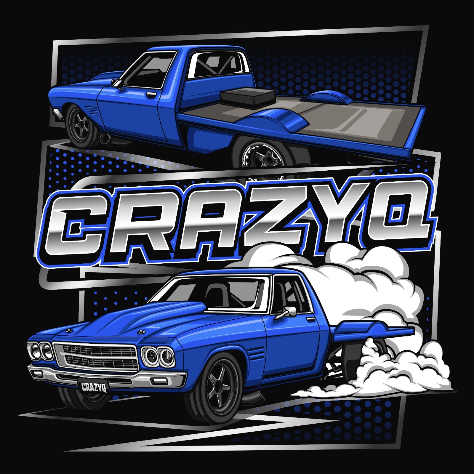 Custom Design 2 Cars – 60ft Ink
