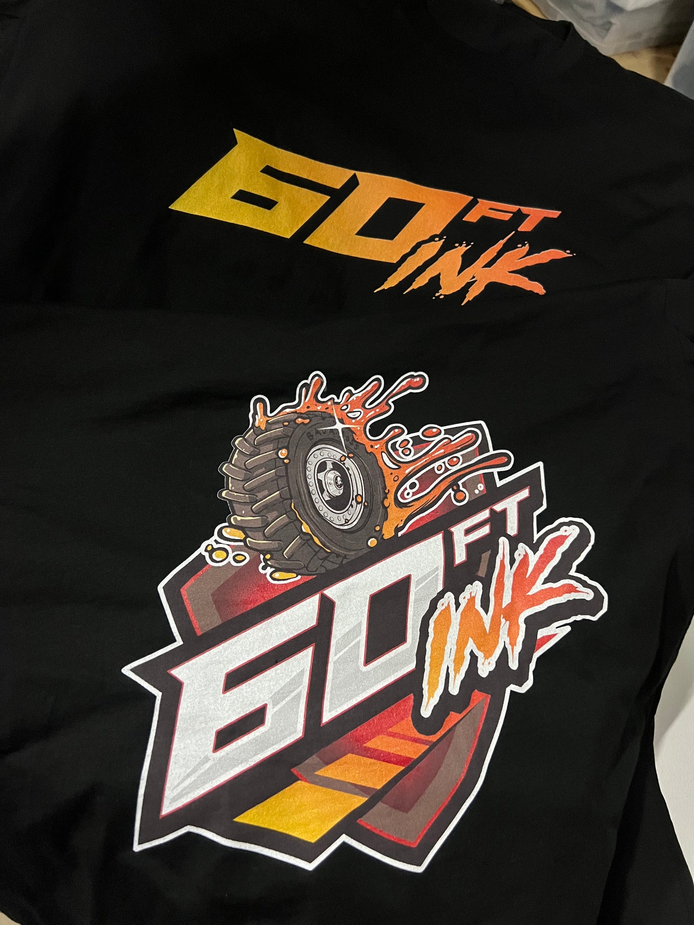 60ft Ink Logo Tee shirt (Drag or 4x4)