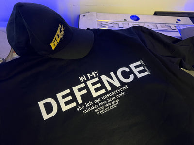 In My Defence shirt